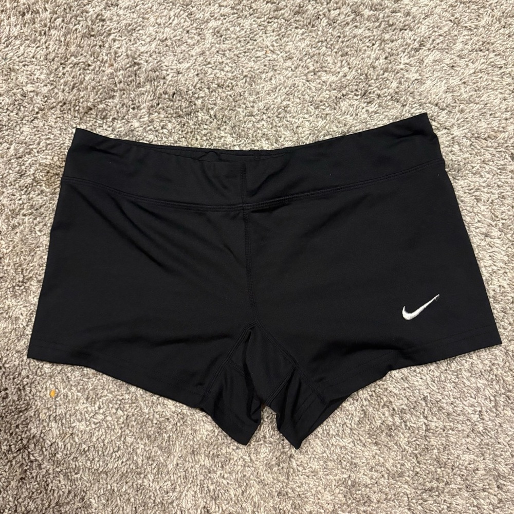 Nike Black Athletic Compression Shorts